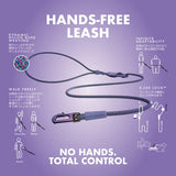 NEON CORAL HANDS-FREE LEASH ネオンコーラル ハンズフリーリーシュ